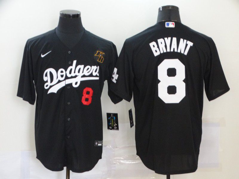 Men Los Angeles Dodgers #8 Bryant Black Nike Game MLB Jerseys1->baltimore orioles->MLB Jersey